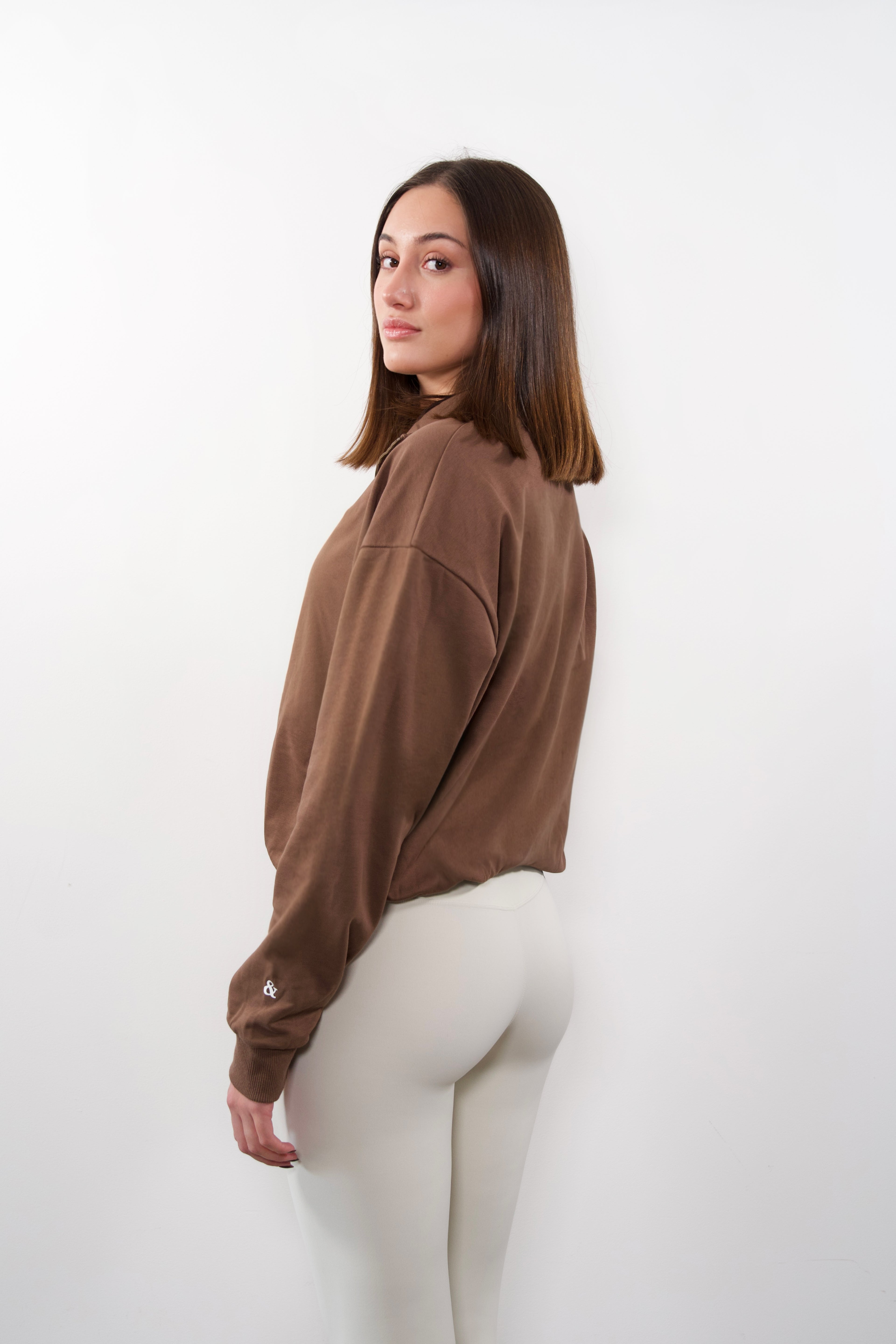 Brume Half Zip - Espresso