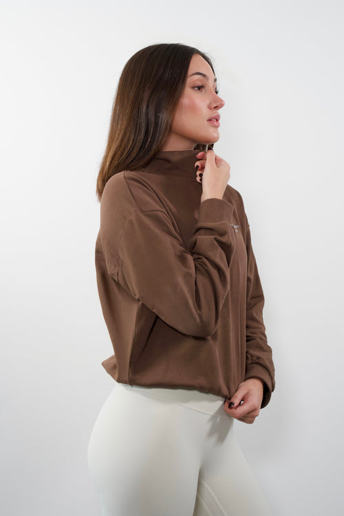 Brume Half Zip - Espresso