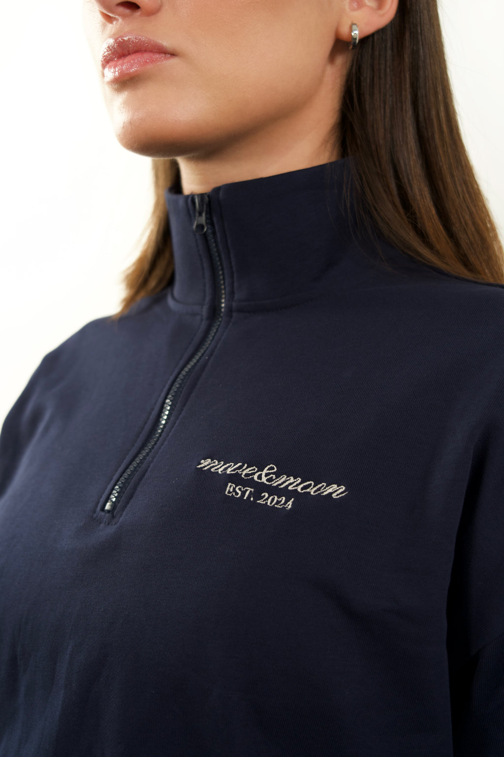 Brume Half Zip - Navy