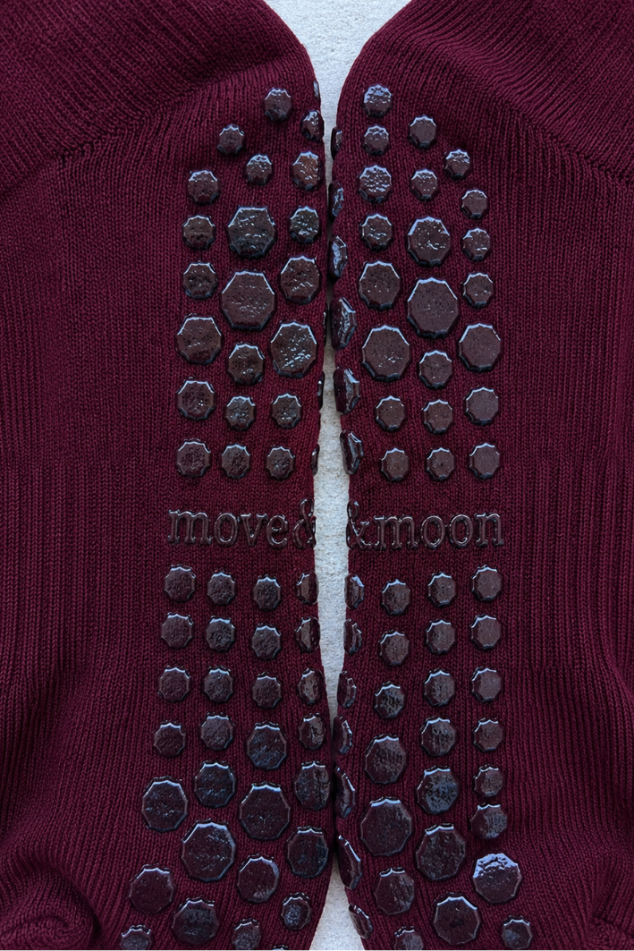 Nebula Socks - Burgundy