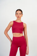 Nude Top - Burgundy